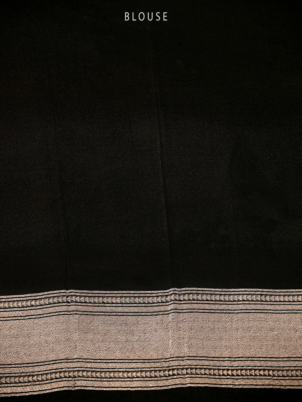 Black Silk Brocade Handloom Banarasi Saree