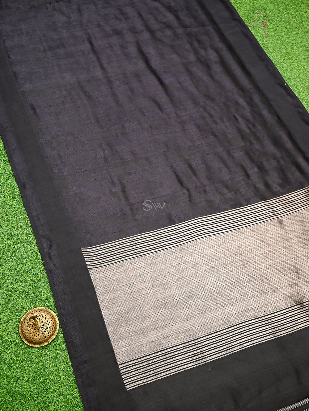 Black Silk Handloom Banarasi Saree