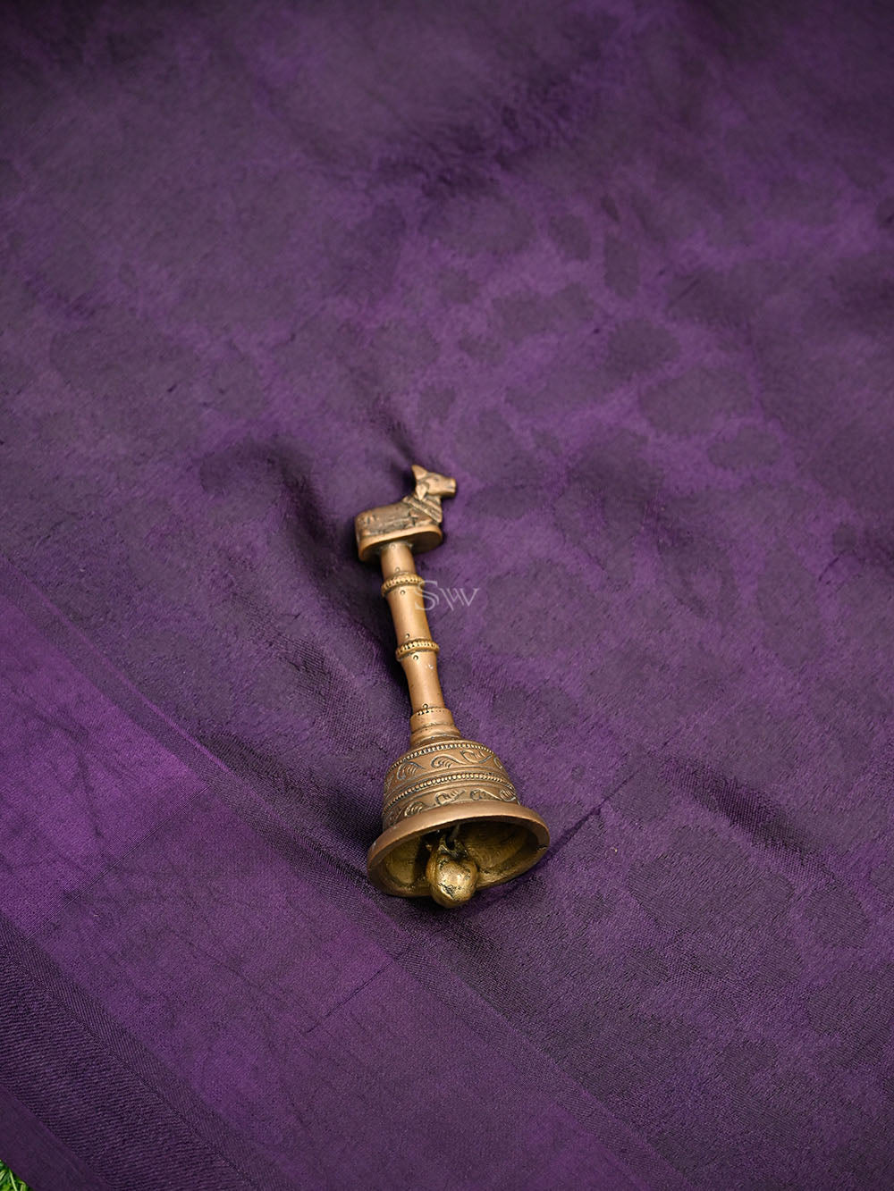 Purple Silk Handloom Banarasi Saree