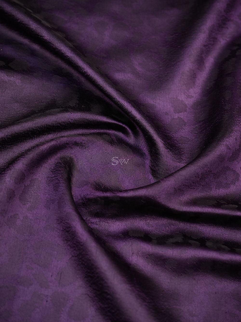 Purple Silk Handloom Banarasi Saree