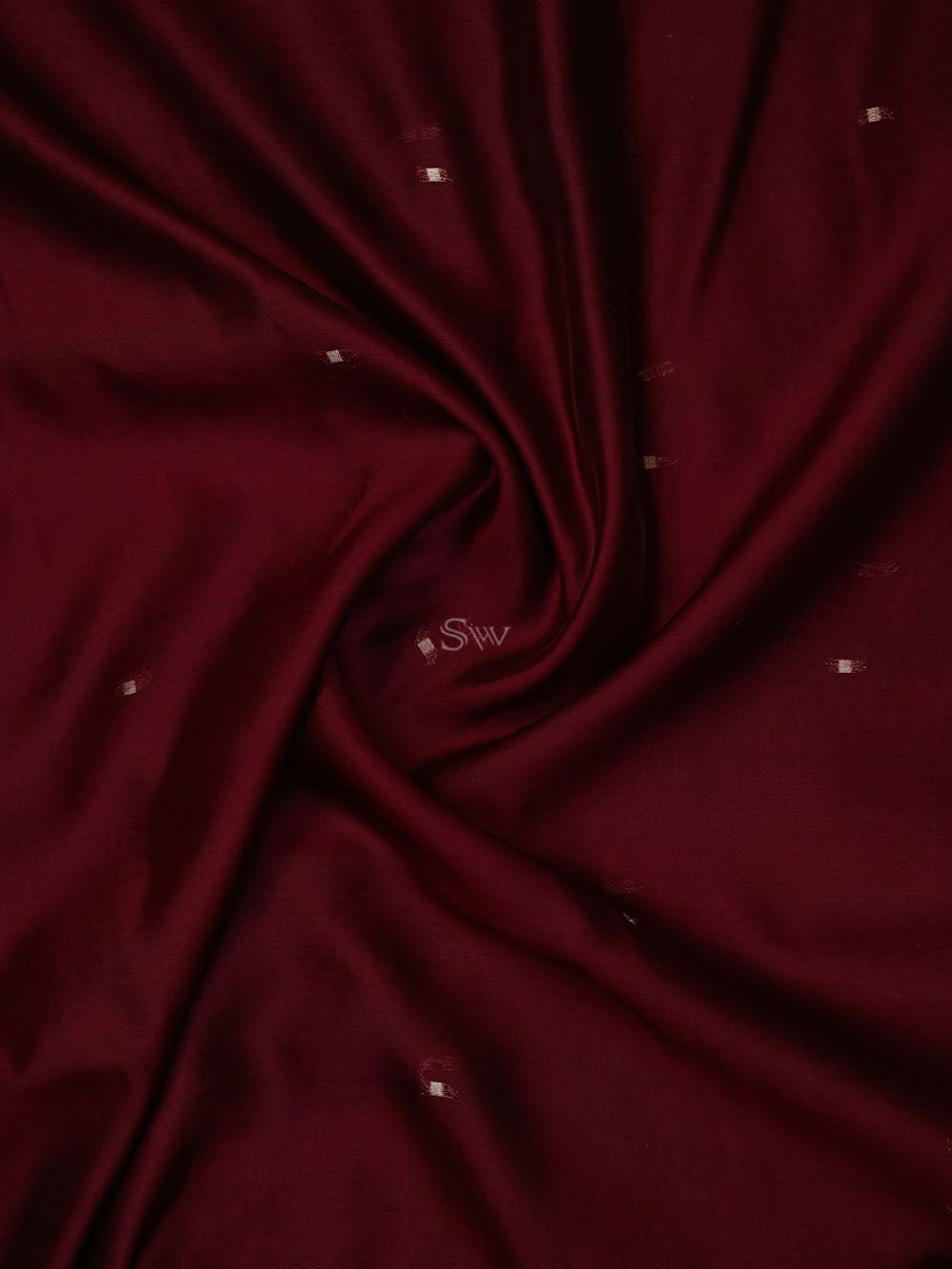 Wine Booti Organza Handloom Banarasi Saree