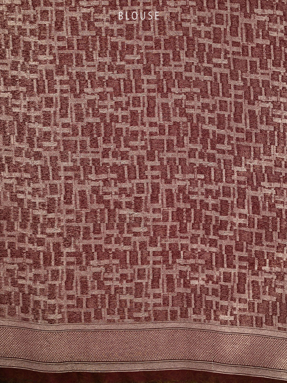Wine Booti Organza Handloom Banarasi Saree