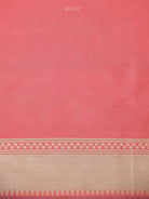 Pastel Pink Katan Silk Handloom Banarasi Saree - Sacred Weaves