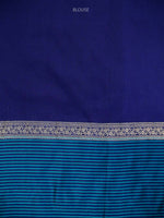 Purple Booti Katan Silk Handloom Banarasi Saree