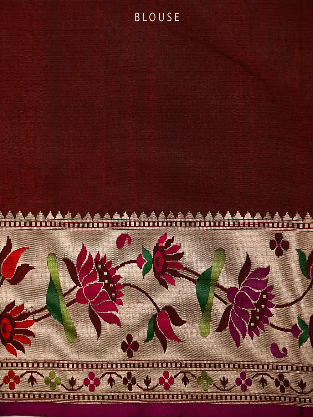 Black Paithani Katan Silk Handloom Banarasi Saree - Sacred Weaves