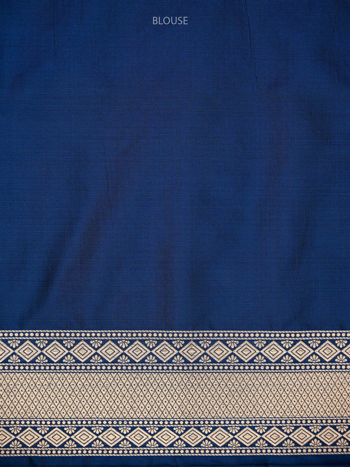 Navy Blue Jaal Uppada Katan Silk Handloom Banarasi Saree