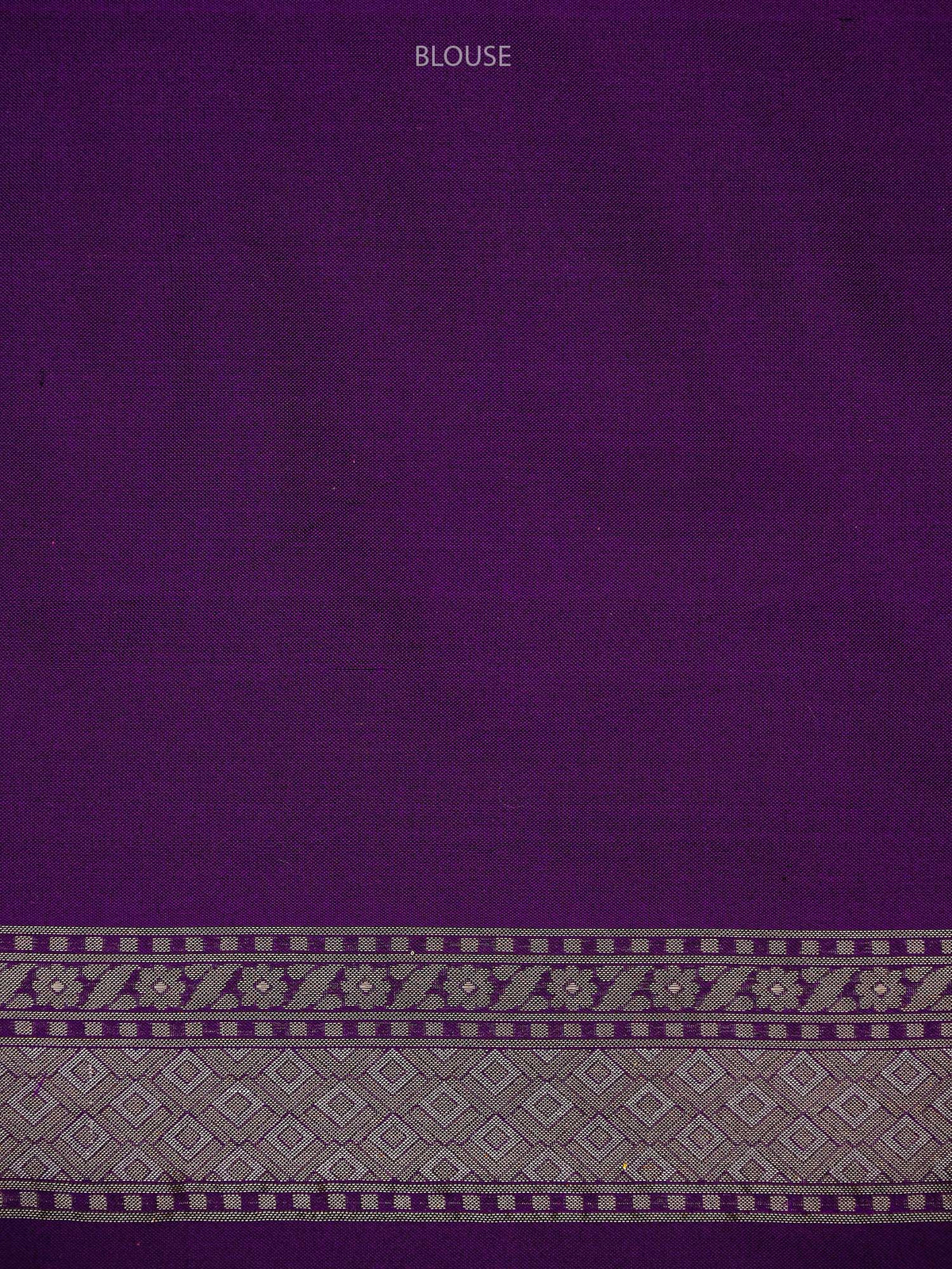 Purple Sona Roopa Jaal Katan Silk Handloom Banarasi Saree