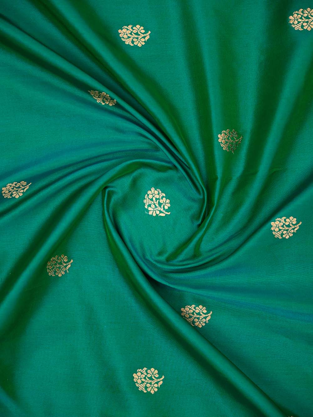 Green Paithani Katan Silk Handloom Banarasi Saree