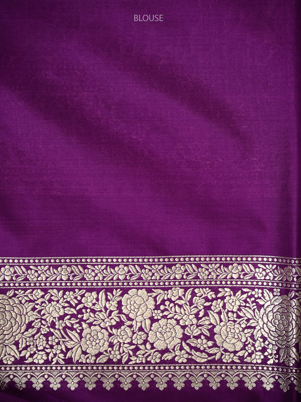 Dark Purple Jaal Katan Silk Handloom Banarasi Saree - Sacred Weaves