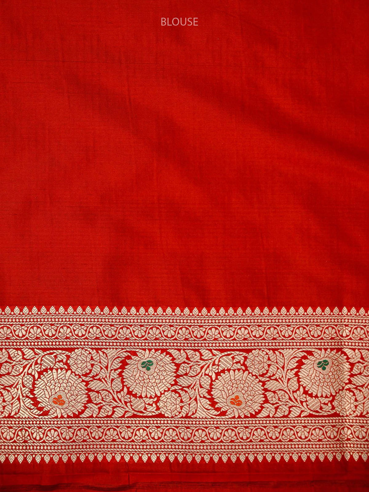Red Meenakari Jaal Uppada Katan Silk Handloom Banarasi Saree