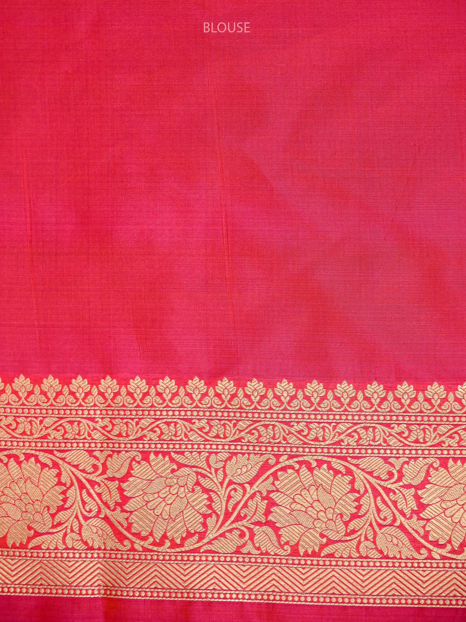 Pink Orange Jaal Uppada Katan Silk Handloom Banarasi Saree - Sacred Weaves