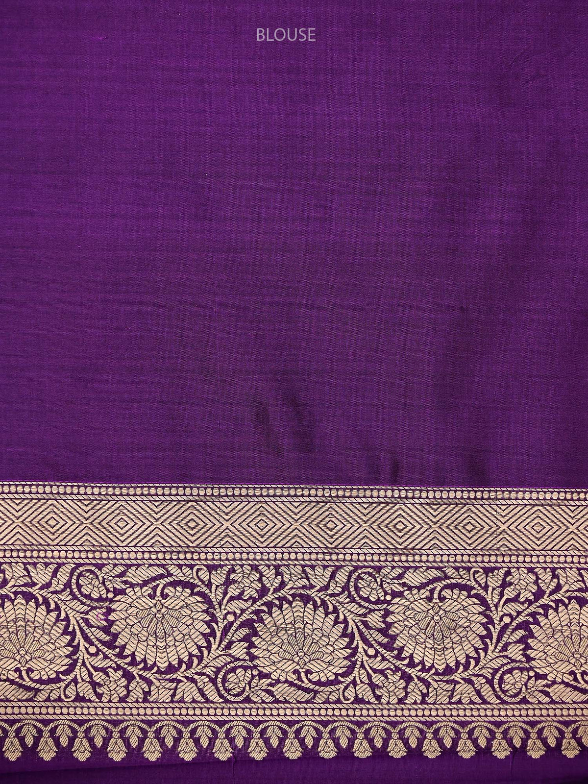Purple Jaal Uppada Katan Silk Handloom Banarasi Saree - Sacred Weaves
