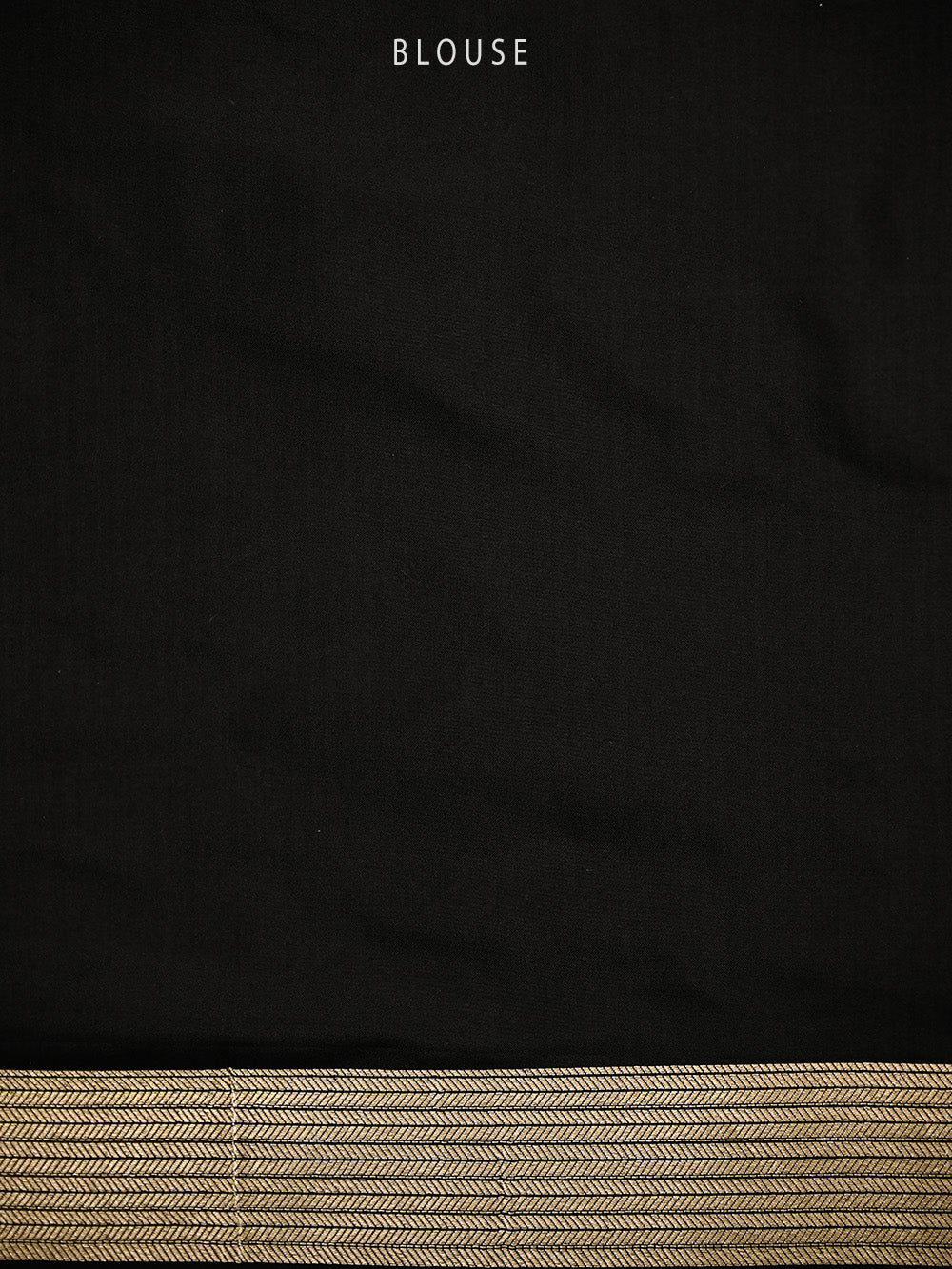 Black Katan Silk Handloom Banarasi Saree - Sacred Weaves