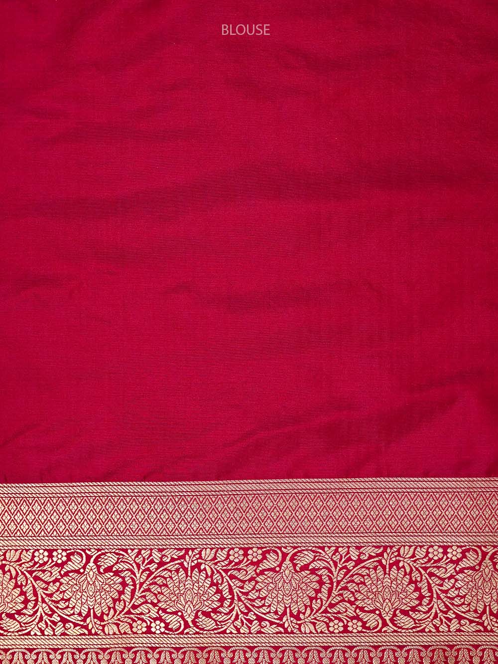 Dark Pink Jaal Uppada Katan Silk Handloom Banarasi Saree - Sacred Weaves