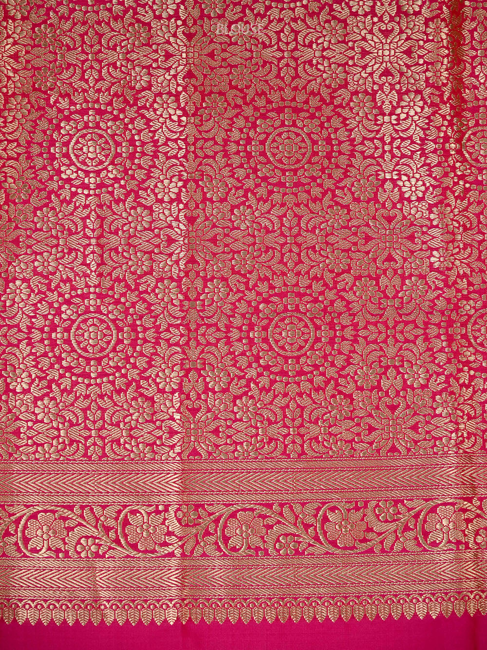 Yellow Boota Katan Silk Handloom Banarasi Saree - Sacred Weaves