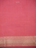 Pink Uppada Katan Silk Handloom Banarasi Saree - Sacred Weaves