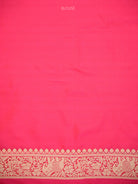 Pink Orange Shikargah Katan Silk Handloom Banarasi Saree - Sacred Weaves