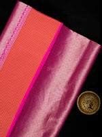 Magenta Silk Brocade Handloom Banarasi Saree