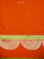 Magenta Plain Tussar Silk Handloom Banarasi Saree - Sacred Weaves