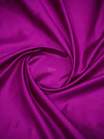 Dark Magenta Plain Satin Silk Handloom Banarasi Saree - Sacred Weaves