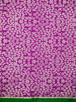 Dark Magenta Plain Satin Silk Handloom Banarasi Saree - Sacred Weaves