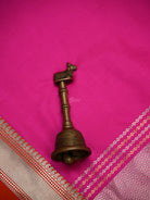 Magenta Plain Satin Silk Handloom Banarasi Saree - Sacred Weaves