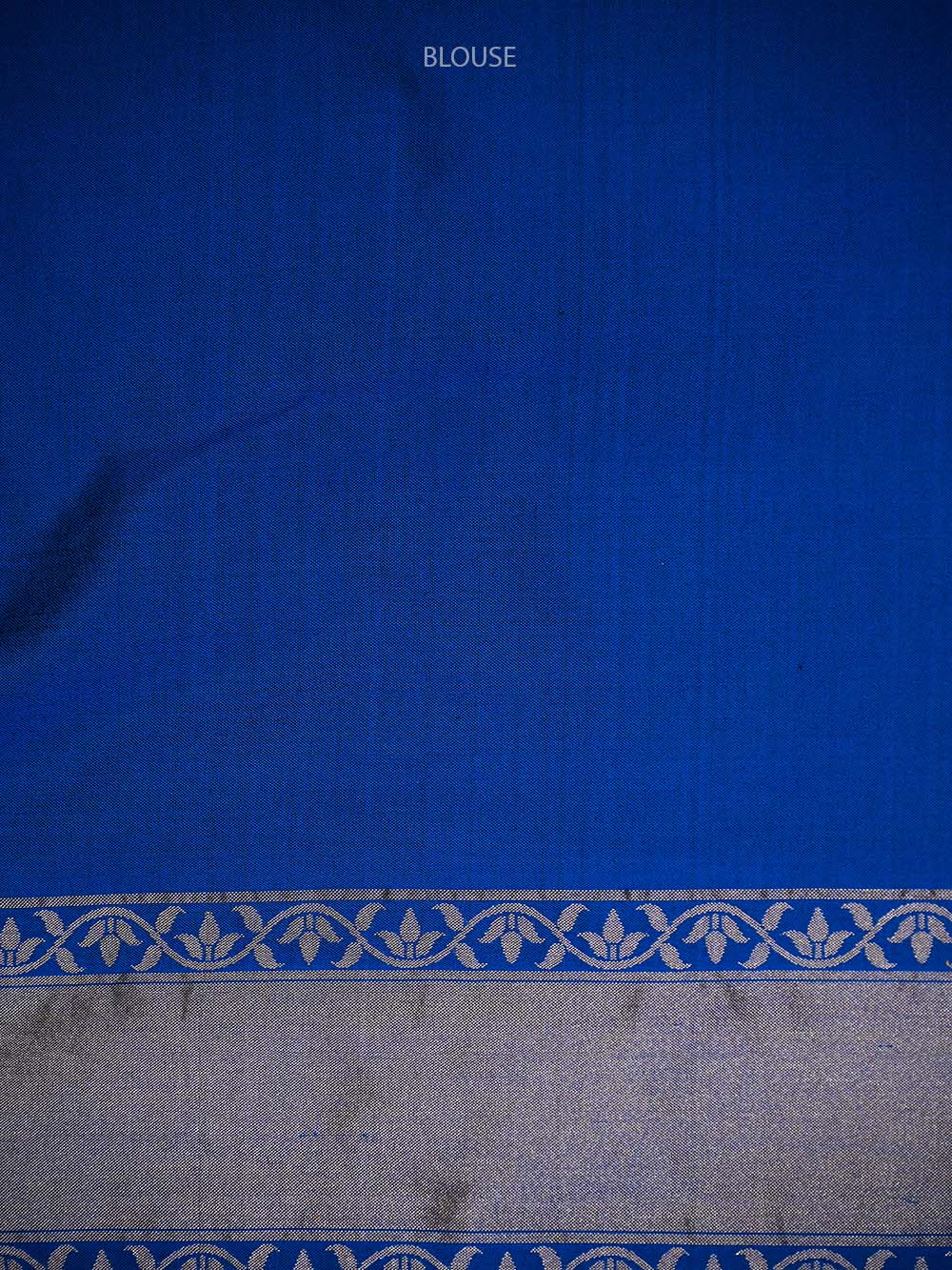 Midnight Blue Sona Roopa Jaal Katan Silk Handloom Banarasi Saree - Sacred Weaves