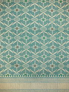 Peacock Green Booti Katan Silk Uppada Handloom Banarasi Saree - Sacred Weaves
