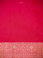 Pink Orange Jaal Katan Silk Uppada Handloom Banarasi Saree - Sacred Weaves