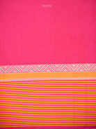 Magenta Booti Tussar Silk Handloom Banarasi Saree - Sacred Weaves