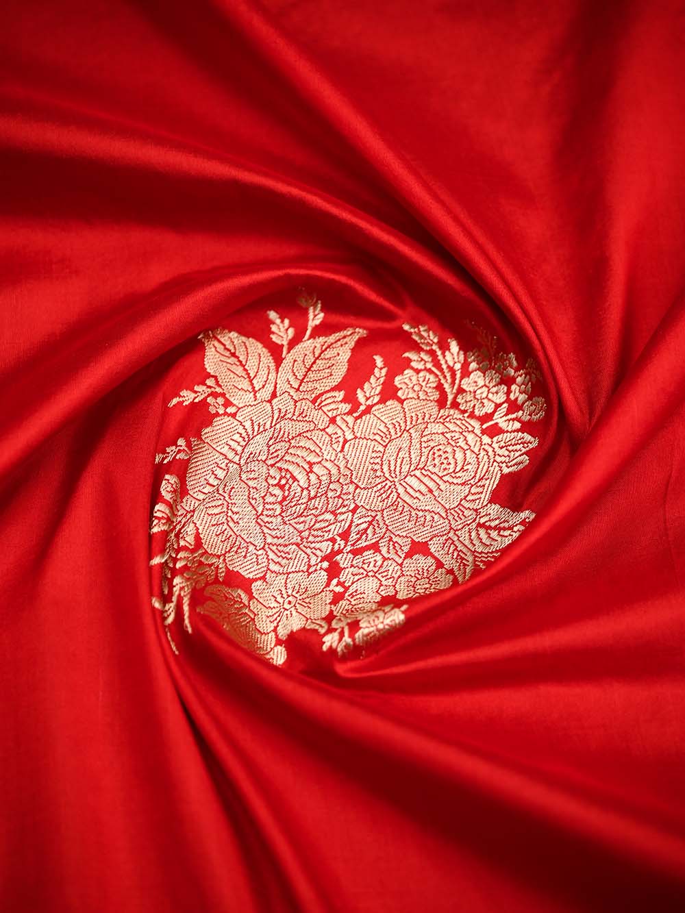 Red Boota Pure Silk Handloom Banarasi Saree