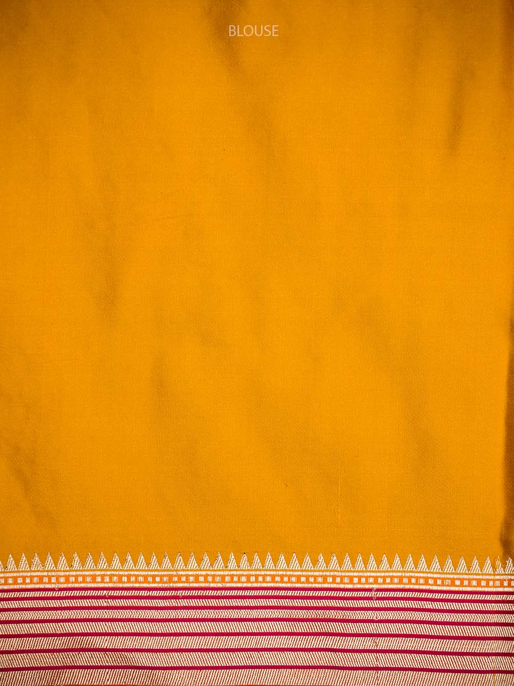 Mustard Booti Satin Silk Handloom Banarasi Saree - Sacred Weaves