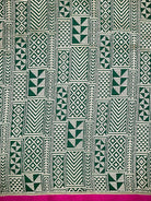 Bottle Green Plain Satin Silk Handloom Banarasi Saree - Sacred Weaves