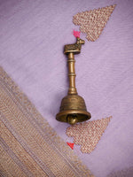 Pastel Purple Booti Chanderi Silk Handloom Banarasi Saree - Sacred Weaves