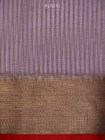 Pastel Purple Booti Chanderi Silk Handloom Banarasi Saree - Sacred Weaves