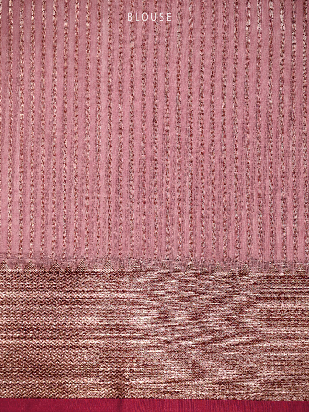 Pastel Pink Booti Chanderi Silk Handloom Banarasi Saree - Sacred Weaves