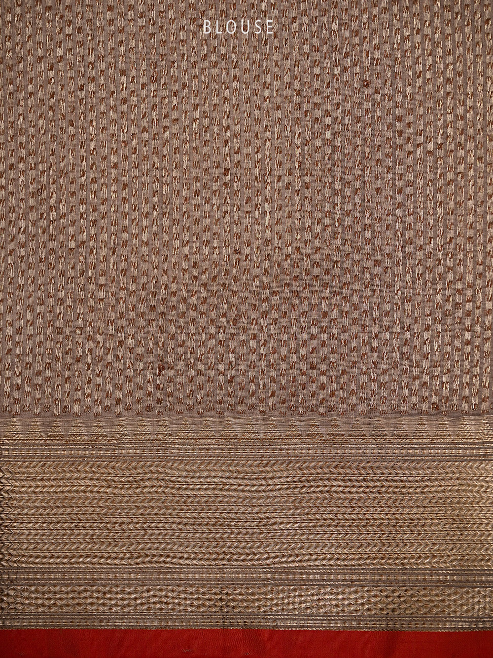 Dusty Pink Booti Chanderi Silk Handloom Banarasi Saree - Sacred Weaves