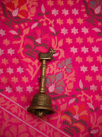 Pink Orange Sona Roopa Konia Jaal Katan Silk Handloom Banarasi Saree - Sacred Weaves