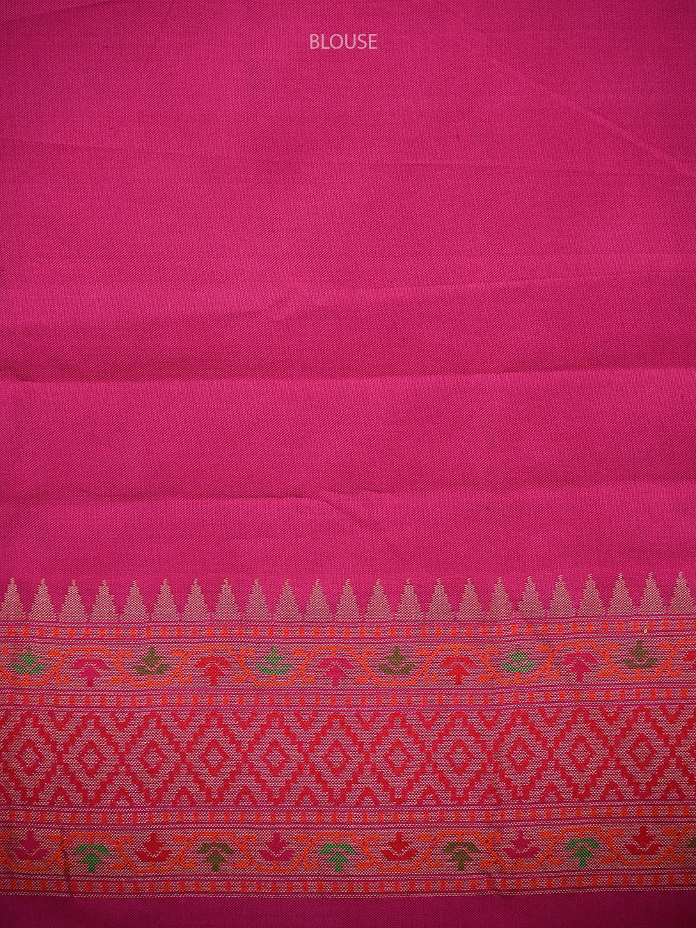 Blue Booti Katan Silk Handloom Banarasi Saree - Sacred Weaves