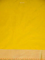 Yellow Meenakari Katan Silk Handloom Banarasi Saree - Sacred Weaves
