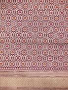 Wine Booti Katan Silk Uppada Handloom Banarasi Saree - Sacred Weaves