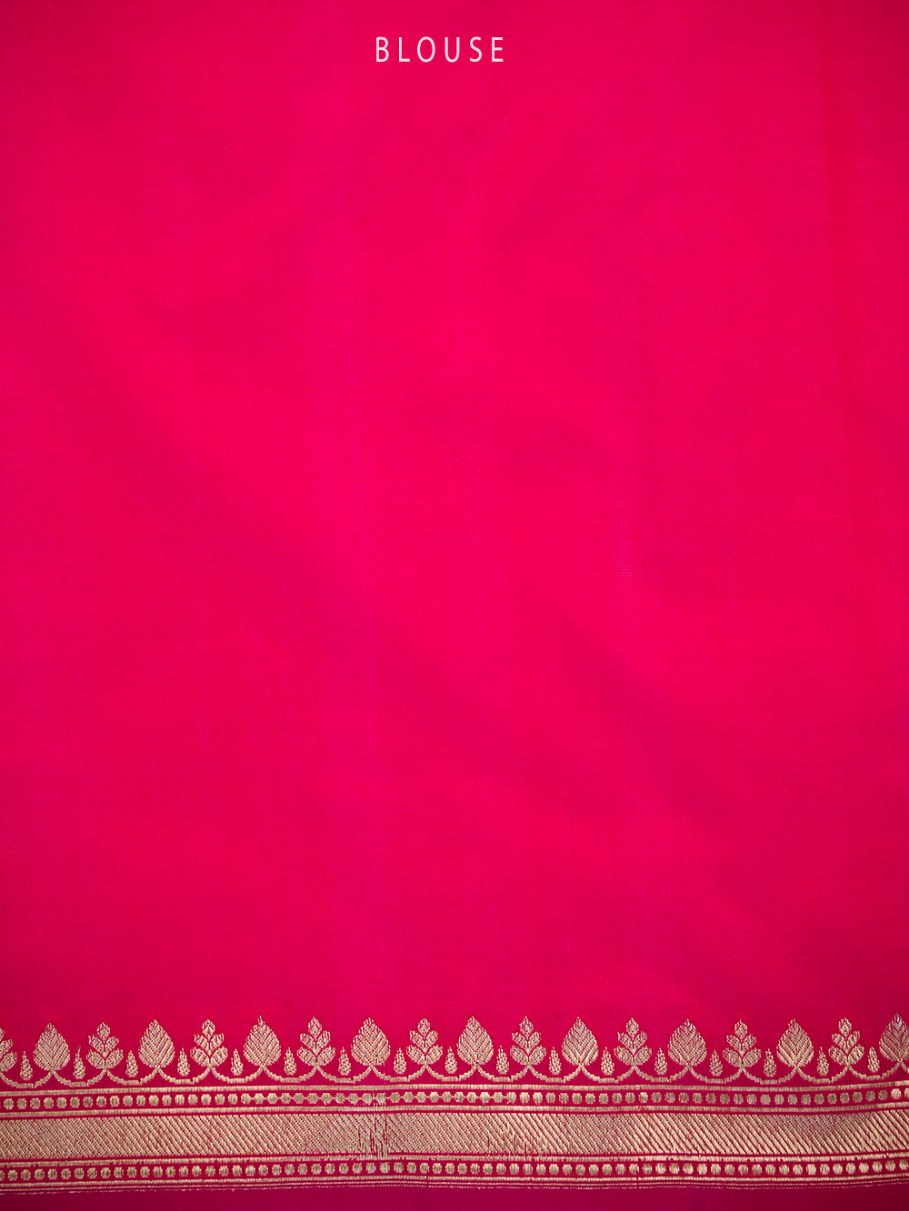 Dark Pink Konia Katan Silk Handloom Banarasi Saree - Sacred Weaves