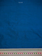 Blue Meenakari Katan Silk Handloom Banarasi Saree - Sacred Weaves