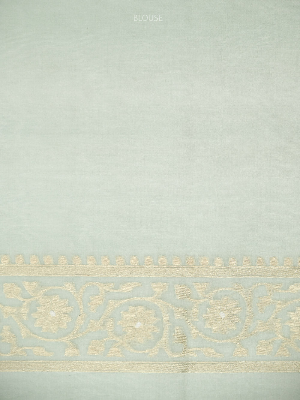 Pastel Pista Green Jaal Organza Handloom Banarasi Saree