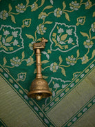 Bottle Green Sona Roopa Jaal Katan Silk Handloom Banarasi Saree - Sacred Weaves