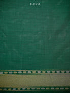 Bottle Green Sona Roopa Jaal Katan Silk Handloom Banarasi Saree - Sacred Weaves