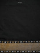 Black Jaal Katan Silk Handloom Banarasi Saree - Sacred Weaves