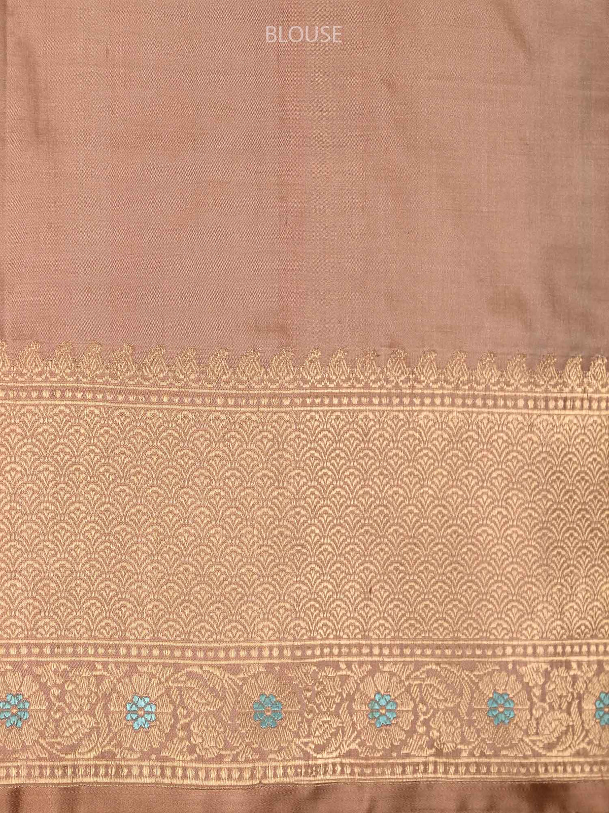 Pastel Mint Blue Meenakari Katan Silk Handloom Banarasi Saree - Sacred Weaves