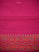 Teal Green Booti Katan Silk Handloom Banarasi Saree - Sacred Weaves