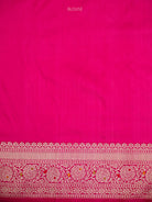 Purple Meenakari Booti Katan Silk Handloom Banarasi Saree - Sacred Weaves